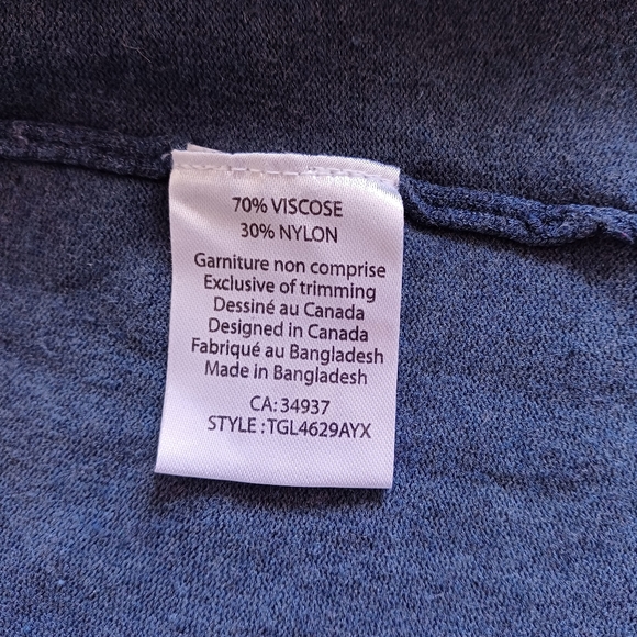 Tag Blue Women's Viscose Cardigan with Pockets Size L - Picture 12 of 12